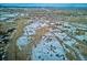 Residential lot with mountain views and partial snow coverage at 7499 Preservation Trl, Parker, CO 80134