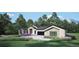 Luxury home with stone and stucco exterior and a three car garage at 7499 Preservation Trl, Parker, CO 80134