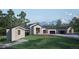 Stunning contemporary home with mountain views and landscaped grounds at 7499 Preservation Trl, Parker, CO 80134