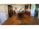 Formal dining room with hardwood floors and a hutch at 3144 S Wheeling Way # 410, Aurora, CO 80014