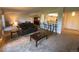Spacious living room with hardwood floors and access to kitchen at 3144 S Wheeling Way # 410, Aurora, CO 80014