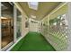 Private patio with artificial turf and a lattice fence at 3228 S Xanadu St, Aurora, CO 80014