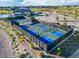 Newly constructed pickleball courts with surrounding fencing at , Aurora, CO 80019