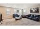 Bonus room offers comfortable seating and natural light at 9884 Eagle River St, Littleton, CO 80125