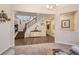 Elegant entryway with hardwood floors and a staircase at 9884 Eagle River St, Littleton, CO 80125