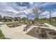 Community park with benches and open green space at 9884 Eagle River St, Littleton, CO 80125