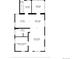 Floor plan showing layout of bedrooms, kitchen, and living areas at 3700 S Bannock St, Englewood, CO 80110