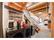 Convenient coffee bar with built-in appliances and storage near the stairs at 1792 Wynkoop St # 502, Denver, CO 80202