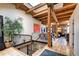Loft-style interior with exposed beams, hardwood floors, and open concept at 1792 Wynkoop St # 502, Denver, CO 80202