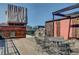Shared rooftop deck with seating and tables, offering city views at 1792 Wynkoop St # 502, Denver, CO 80202