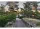 Long private driveway leading to a modern home in wooded setting at 7 Elk Pointe Ln, Castle Rock, CO 80108