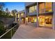 Modern home with large deck and mountain view at 7 Elk Pointe Ln, Castle Rock, CO 80108