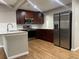 Modern kitchen with stainless steel appliances and granite countertops at 3092 S Kearney St, Denver, CO 80222