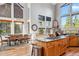Spacious kitchen with island, stainless steel appliances, and hardwood floors at 180 Emmett Lode Rd, Breckenridge, CO 80424