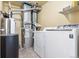 Functional laundry room, complete with washer and dryer hookups at 5555 Perth Ct, Denver, CO 80249