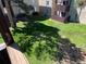 Well-maintained grassy area with trees and building views at 9725 E Harvard Ave # 336, Denver, CO 80231