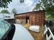 Rustic garage and various outbuildings on the property at 12380 York St, Thornton, CO 80241