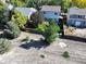 Overview of property, showing backyard, fence, and neighboring lots at 33 Gaviota Ave, Brighton, CO 80601