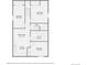 Basement floor plan with Gathering room, bedrooms, and bath at 3619 N York St, Denver, CO 80205