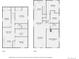 Two-story home floor plan, showing four bedrooms, two baths, Gathering room, kitchen, and dining area at 3619 N York St, Denver, CO 80205