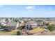 Aerial view of house and neighborhood, showcasing backyard and surroundings at 4307 Opal Ct, Castle Rock, CO 80104