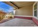 Cozy covered patio perfect for relaxing outdoors at 8201 S Winnipeg Ct, Aurora, CO 80016