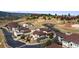 Community overview showcasing upscale homes with mountain views at 4473 Echo Dr, Larkspur, CO 80118