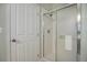 Clean bathroom with a shower stall at 4079 S Crystal Cir # 201, Aurora, CO 80014