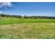 Property boasts expansive green space with distant mountain views at 5236 Bear Mountain Dr, Evergreen, CO 80439
