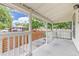 Inviting front porch with a view of the backyard at 4320 Clayton St, Denver, CO 80216