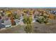 Aerial view of community and surrounding landscape at 1111 Elysian Field Dr # D, Lafayette, CO 80026