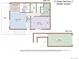 Floor plan showing a 2-level home with garage, living room, kitchen, and bedrooms at 1111 Elysian Field Dr # D, Lafayette, CO 80026