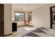 Bedroom with a sitting area and mountain views at 6994 Sprucedale Park Way, Evergreen, CO 80439