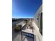 Spacious rooftop deck with modern furniture and city views at 2650 S Delaware St # 1, Denver, CO 80223