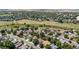 Aerial view of a neighborhood with a community and mountain views at 10185 Silver Maple Cir, Highlands Ranch, CO 80129