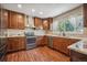 Kitchen with granite countertops and stainless steel appliances at 10185 Silver Maple Cir, Highlands Ranch, CO 80129