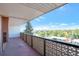 Spacious balcony overlooking the cityscape at 4570 E Yale Ave # 702, Denver, CO 80222