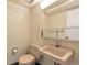 Simple bathroom with beige sink and toilet at 4570 E Yale Ave # 702, Denver, CO 80222