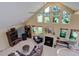 Vaulted ceiling Gathering room with large windows and fireplace at 114 E 14Th Ct, Broomfield, CO 80020