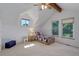 Cozy bedroom with vaulted ceiling, window, and twin-size bed at 114 E 14Th Ct, Broomfield, CO 80020