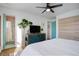 Main bedroom with ensuite bathroom and lots of natural light at 1050 N Lafayette St # 408, Denver, CO 80218