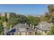 Aerial view showcasing the property's neighborhood and mountain backdrop at 1050 N Lafayette St # 408, Denver, CO 80218
