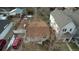 Aerial view showcasing home's location and neighboring properties at 765 S Krameria St, Denver, CO 80224
