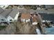Aerial view of the house and backyard, showing the surrounding neighborhood at 765 S Krameria St, Denver, CO 80224