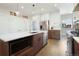 Modern kitchen with stainless steel appliances and island at 3450 N Downing St # 3, Denver, CO 80205