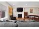 Comfortable living room with a fireplace and seating area at 3450 N Downing St # 3, Denver, CO 80205
