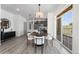 Modern kitchen with stainless steel appliances and island at 18633 Stroh Rd # 1-102, Parker, CO 80134