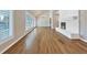 Spacious living room featuring hardwood floors and large windows at 7264 Siena Way # C, Boulder, CO 80301