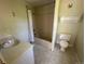 Bathroom with shower/tub combo and toilet at 3901 E Orchard Rd, Centennial, CO 80121