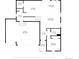 Two-story house floor plan, showing four bedrooms, three bathrooms and a three-car garage at 2053 S Cathay Way, Aurora, CO 80013